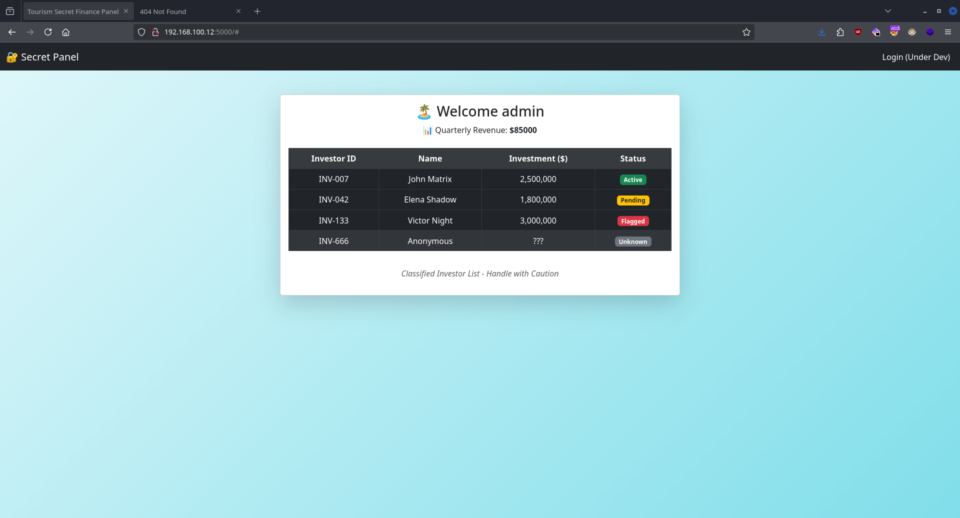 Dashboard